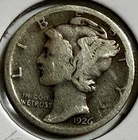 1926-S Mercury Dime - Free Shipping - (10-16)