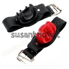 Latex Ball Gag For Couples Mouth Plug Open Mouth Dilatation Ball Oral