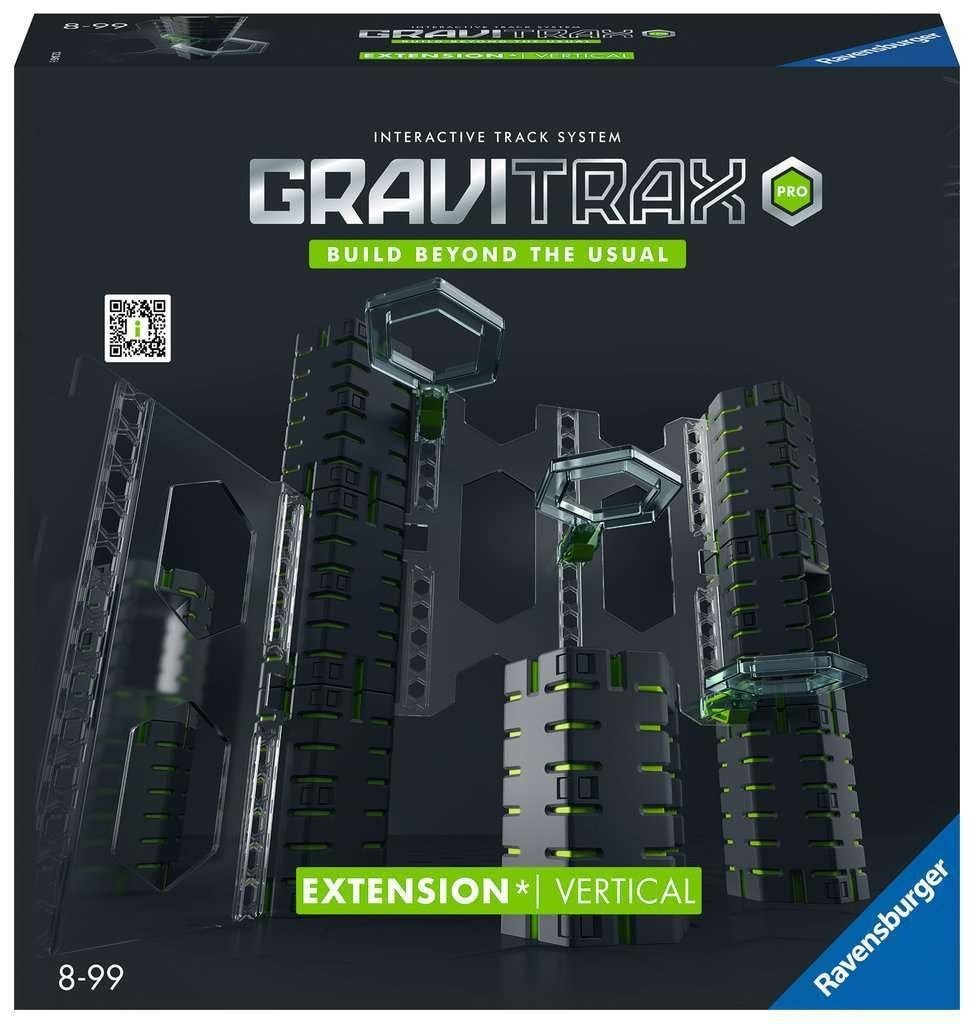 Набор для вертикального расширения Ravensburger GraviTrax PRO - Мраморная направляющая, создающая