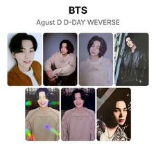 BTS Agust D D-DAY WEVERSE Official Photocard KPOP Special Gift
