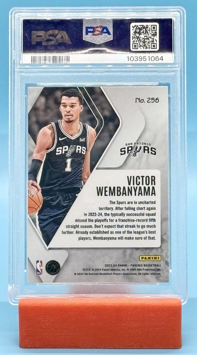 2023 Phoenix Victor Wembanyama #256 Teal Lazer PSA 10 RC | eBay