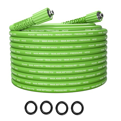 #ad Pressure Washer Hose 25 FT Quick Connect M22 Fittings 4000 PSI Replacement $34.54