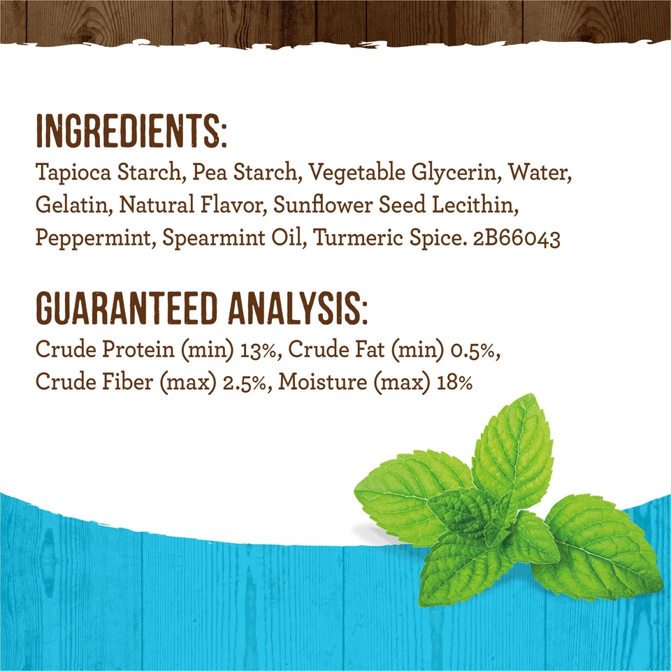 Merrick Fresh Kisses Masticables Dentales Perros Sin Granos Golosinas Como Nuevas para Razas Grandes Foto 4 de 4