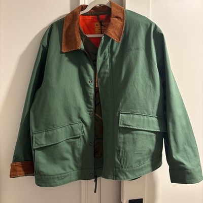 Timberland x Nina Chanel Abney 3-in-1 chore jacket in a sage green