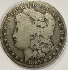 1889 Morgan Silver Dollar $1 Coin 0.900 Silver Business Strike Circulated