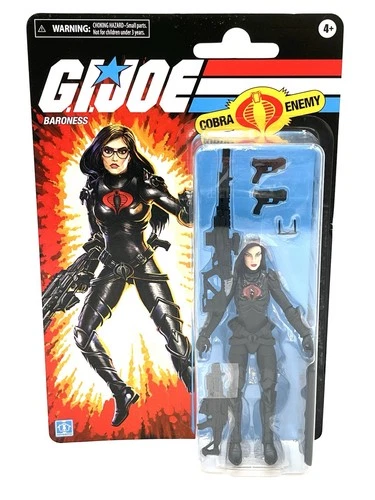 Hasbro G.IJoe Classified Series Retro Collection Cobra Baroness Boxed 6 Inch
