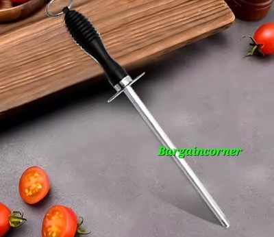 Messerschere Klingenschärfer Schärfstab Edelstahl Wetzstab 