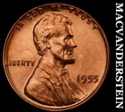 1955 Lincoln Wheat Cent - Choice Gem Brilliant Unc  No Reserve  #i1742