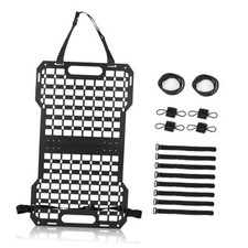 Foldable Magnetic Molle Panel for Truck Seat Back Organizer - Black