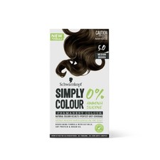 Schwarzkopf Simply Permanent Hair Color Gentle On Scalp Medium Brown 142 ml