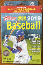 2019 Topps Heritage High Number Baseball Hanger Box -  NEW & FACTORY SEALED!
