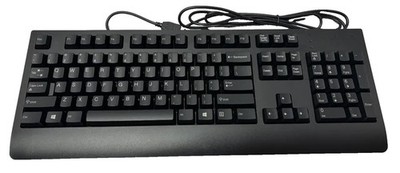 LOT OF 10 NEW Lenovo Traditional Wired USB Black Keyboard Model 00XH688