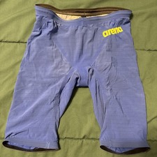 Arena Powerskin Carbon Air2 Men's Tech Suit Jammer, Size 24, Blue