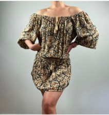 RALPH LAUREN Denim & Supply Boho Mini Dress Paisley Floral Size S $ 138