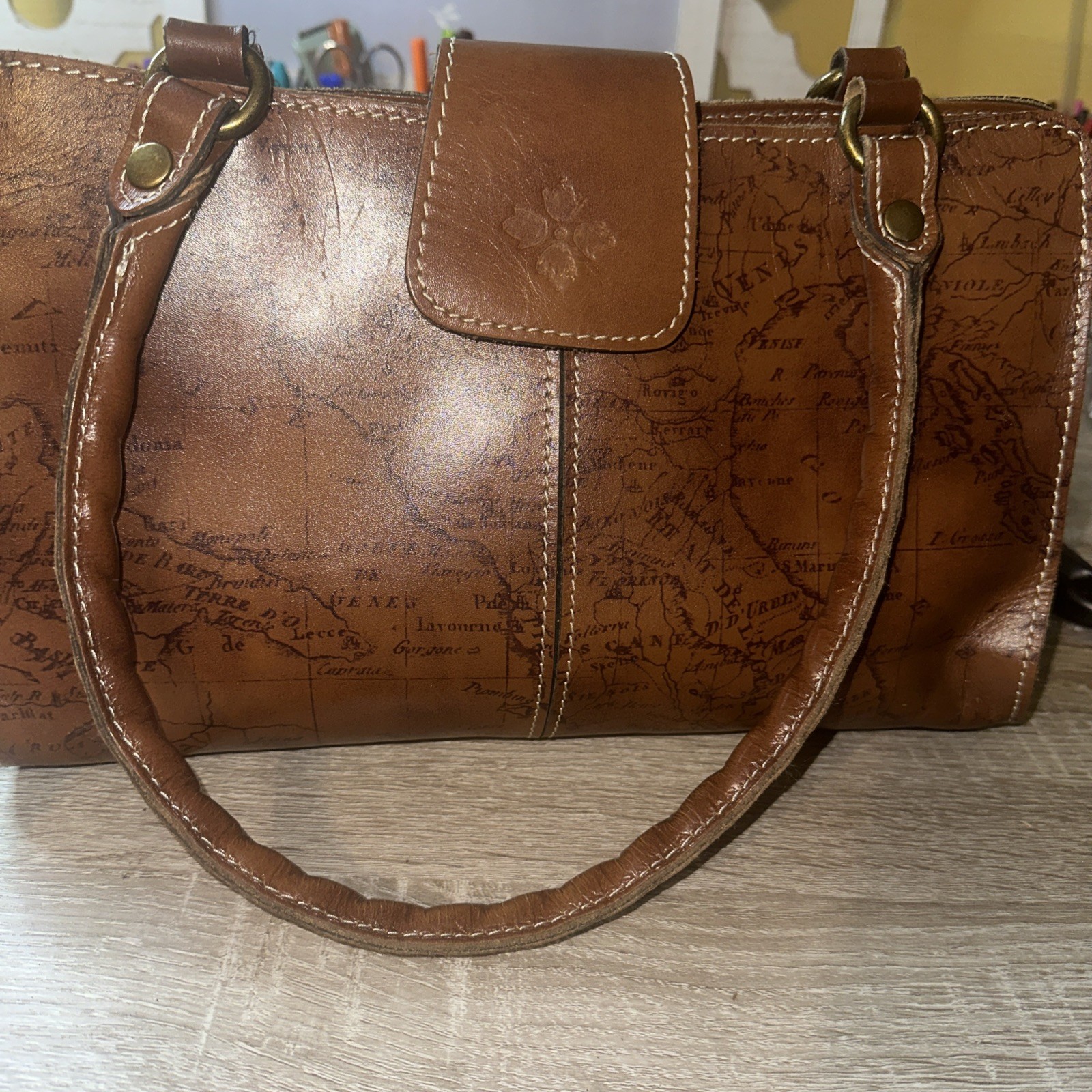 Patricia Nash Handbag Signature Map Collection Ri… - image 14