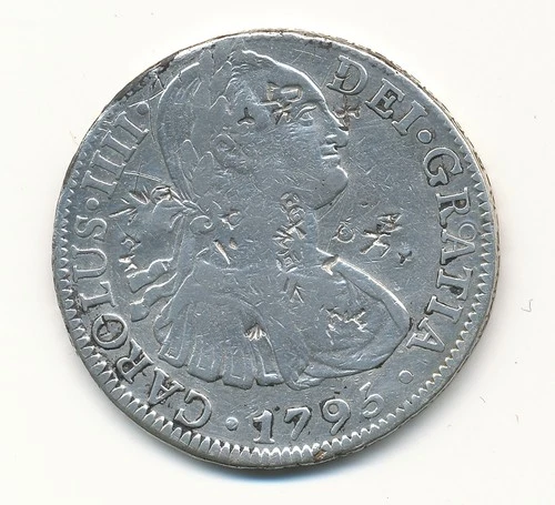 1795 Mexico 8 Reales — photo from the most recent tracked eBay sale