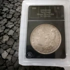 1921 Morgan 90% Silver Dollar Certified Authentic Bradford VG Very Good