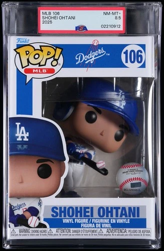 Shohei Ohtani "Los Angeles Dodgers" MLB 106 Funko Pop! PSA 8.5 NM-MINT+