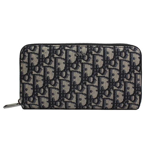 Portefeuille long zippé oblique Dior 12345 59273975