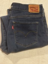 Levi  s 311 Shaping Skinny Jeans Women's 30x29 Distressed Stretch Dark Wash