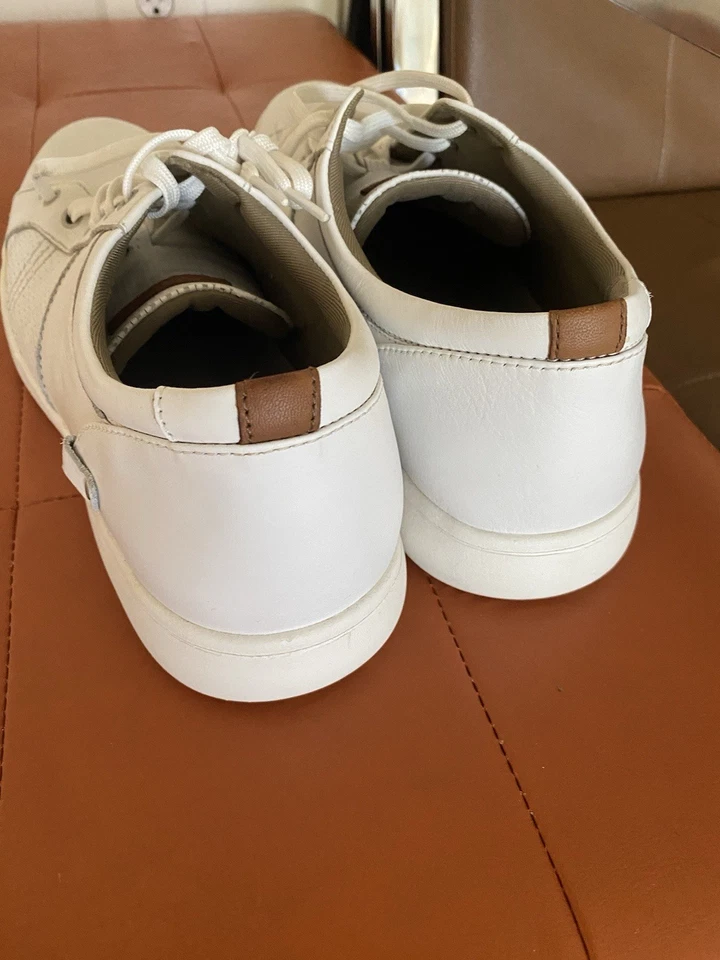 2 pairs !  MEN Rockport Sneaker White Leather, & Dr. Scholl's Oxford Black Sz 12 - Image 3 of 4