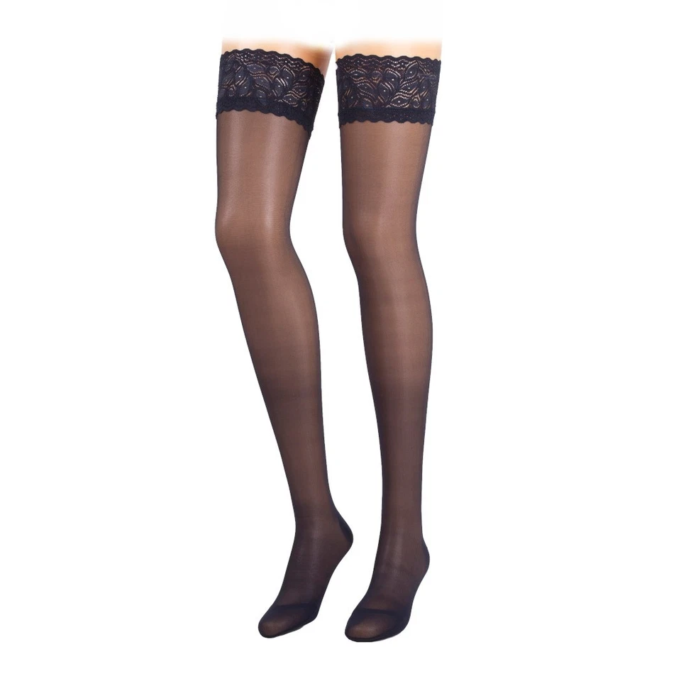 Compressana Calypso Damen Schenkelstrüpfe Kompression 140Den Stützstrumpf 9017 - Bild 4 von 4