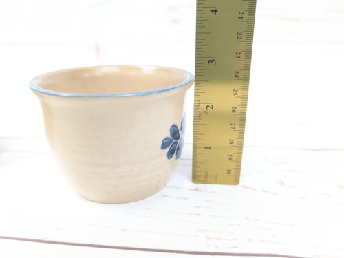Set 2 tazze Pfaltzgraff arte popolare blu floreale gres vintage Cottagecore 001 - Foto 13 di 13