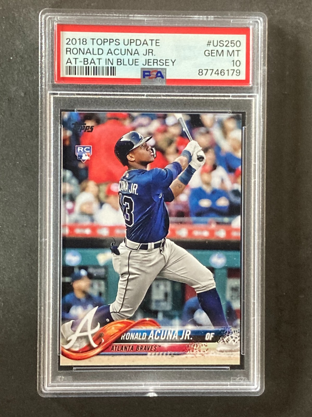 2018 Topps Update #250 Ronald Acuna RC PSA 10