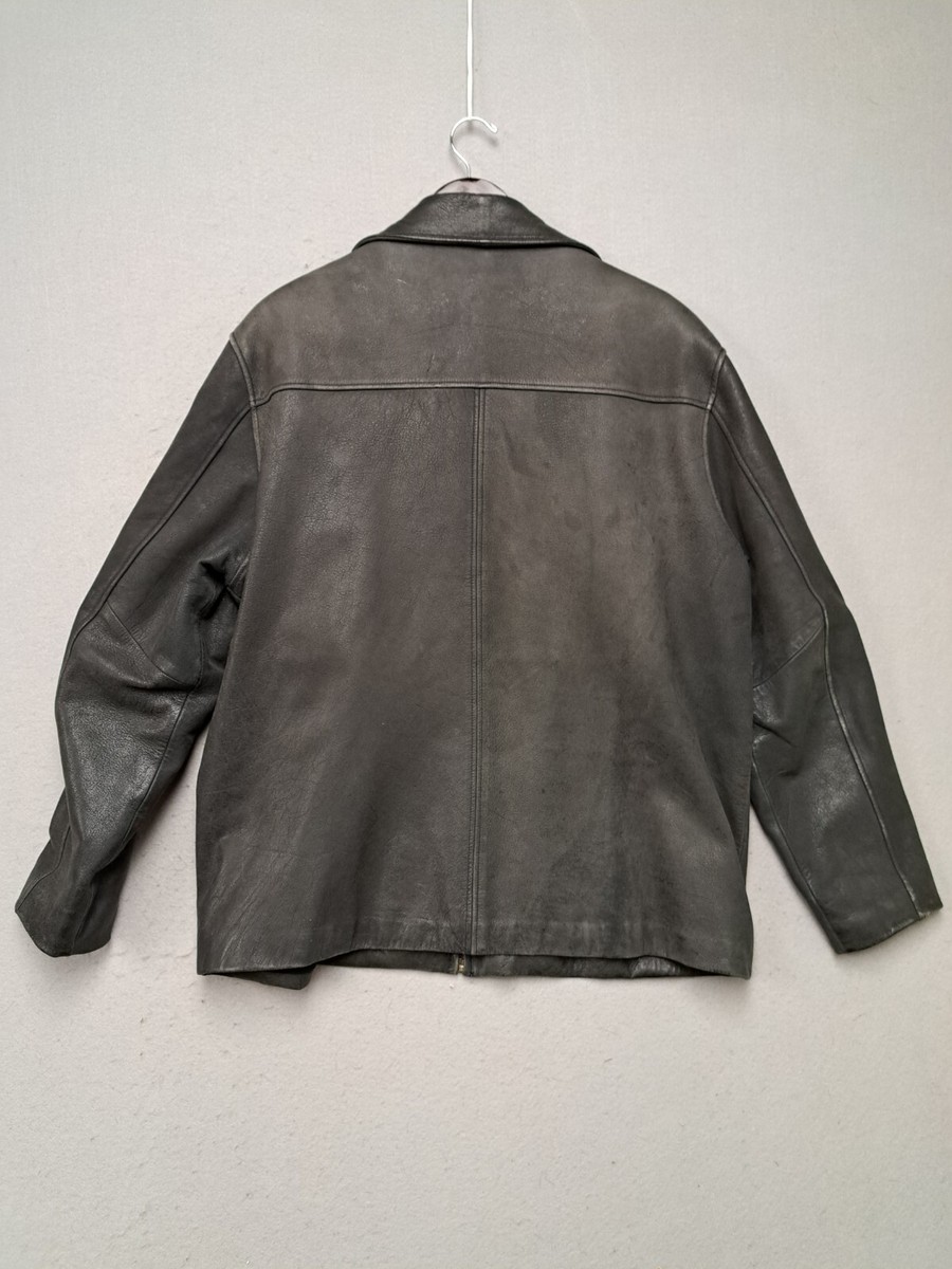 Snoop Dogg Clothing Company Leather Bomber Jacket Mens Size