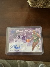 2021-22 Court Kings MARK AGUIRRE Brush Strokes Auto /25 BR-MAG Mavericks