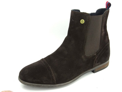 Tommy Hilfiger Chelsea Chaussures Bottes D'Hiver Bottes Bottines Taille 37 - Photo 7 sur 12