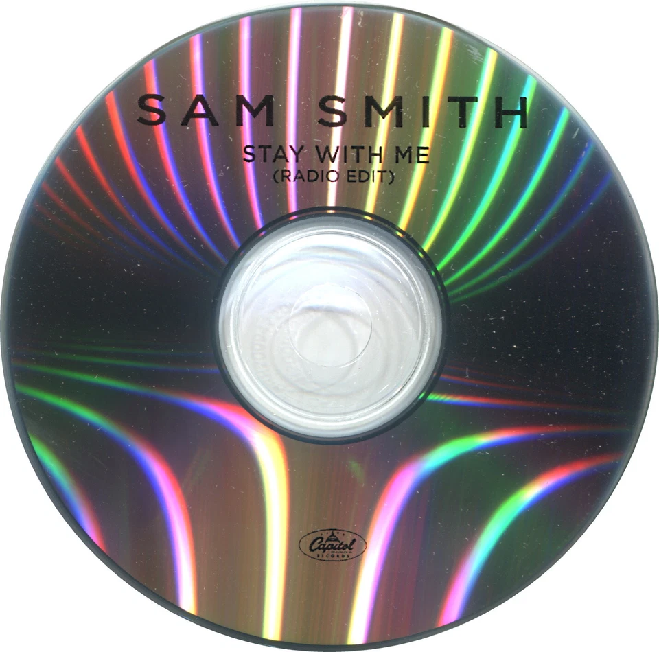 SAM SMITH Stay With Me (Radio Edit) PROMOTIONAL CD Single                   0130 Foto 2 de 4