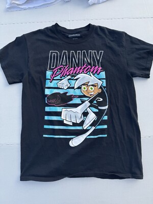 Nickelodeon Mad Engine Danny Phantom Men's Black Short Sleeve T-shirt Size M