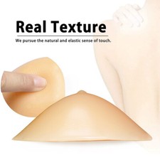 Triangle Silicone Breast Forms Concave Bra Insert Mastectomy Prosthesis Enhancer
