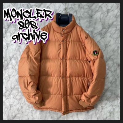 80s Archive MONCLER Men's Vintage Down Jacket Sleeve Logo Tech JPN
