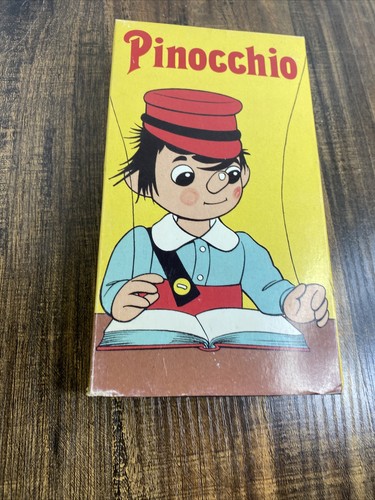 Pinocchio VHS Tape Cartoon A.I.C. Home Video 1991 Vintage in Color