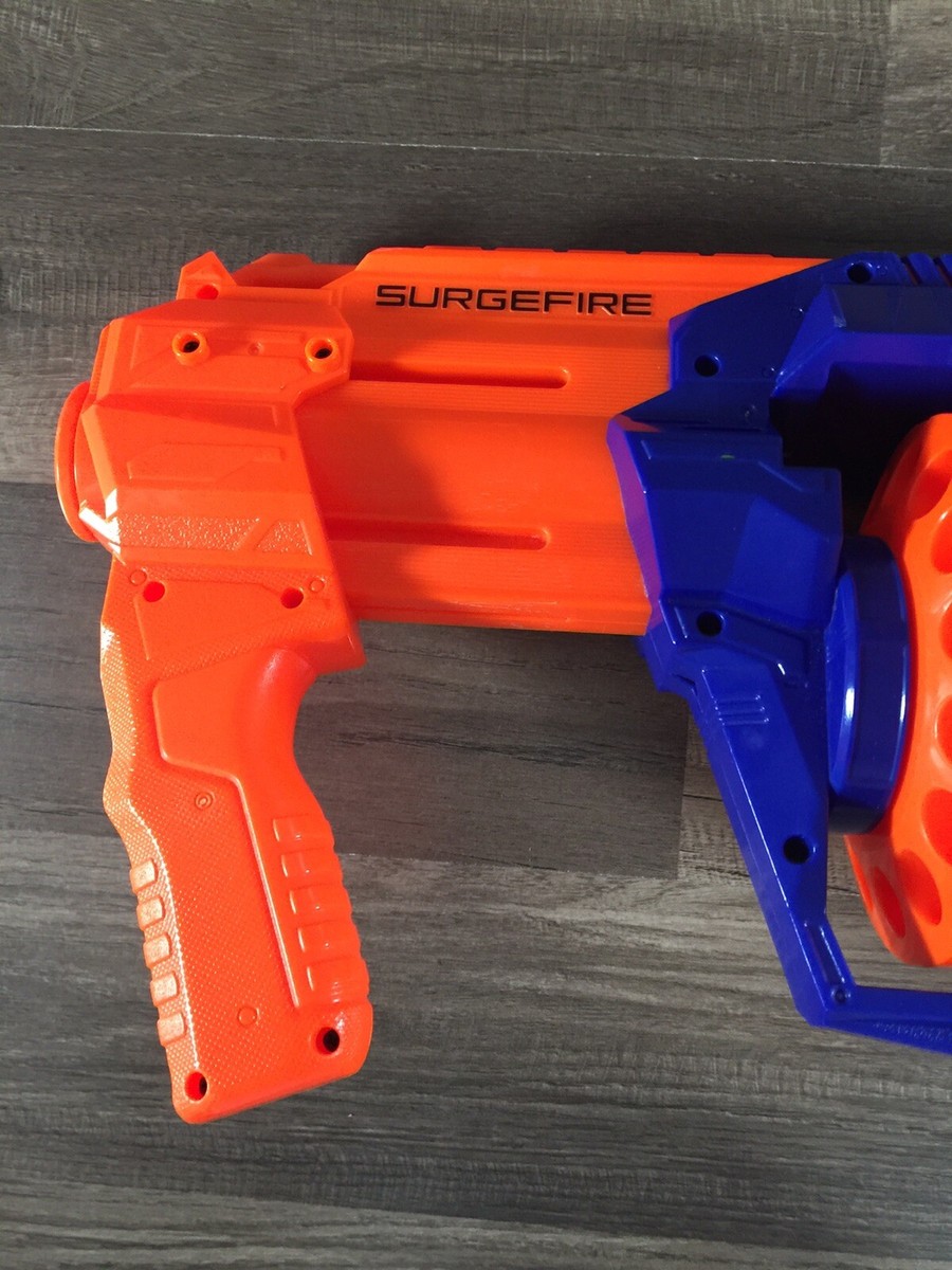 NERF Surgefire Elite Rapid Fire Gun and Zing Zax Foam