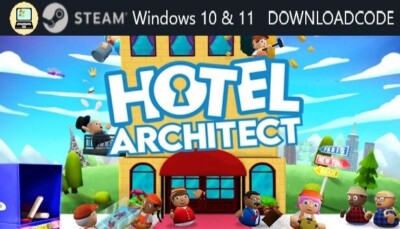 NEU PC Computer Spiel Hotel Architect für Windows 10 11 STEAM Download Code Key
