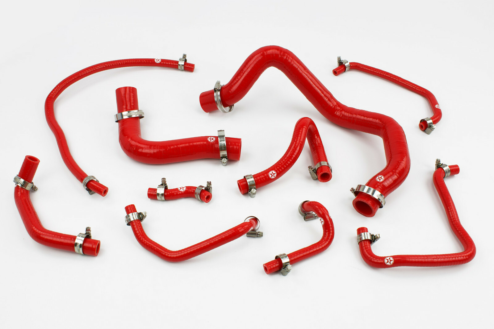 Silicone Coolant & Breather Hoses fits Mazda Mx5 MK2 NB 1.6 Miata Stoney Red