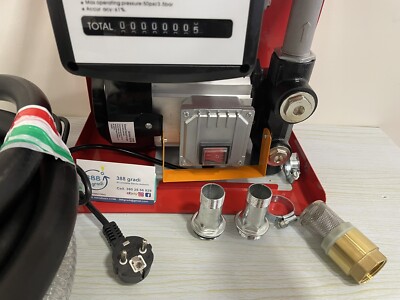 Pompa Diesel Elettrica EXELENZ-3.1 Con Contalitri - 400W, 33 L/min, Per Gasolio E Olio Combustibile - Foto 12