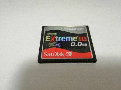 Sandisk Extreme Iii 8gb Cf Memory Card Compact Flash Card Ebay