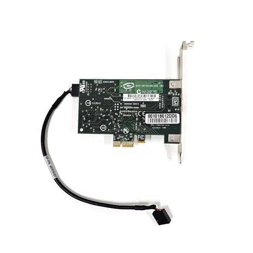 HP Broadcom BCM-95761A6110G Gigabit PCI-e Ethernet Card 482914-001 w/ cable - Bild 2 von 2