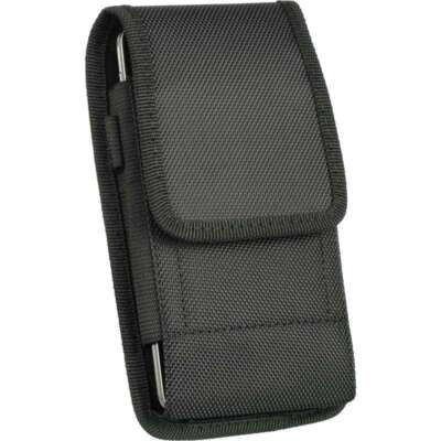 For Samsung Galaxy A15 5G - Nylon Secure Belt Clip Phone Holster Pouch