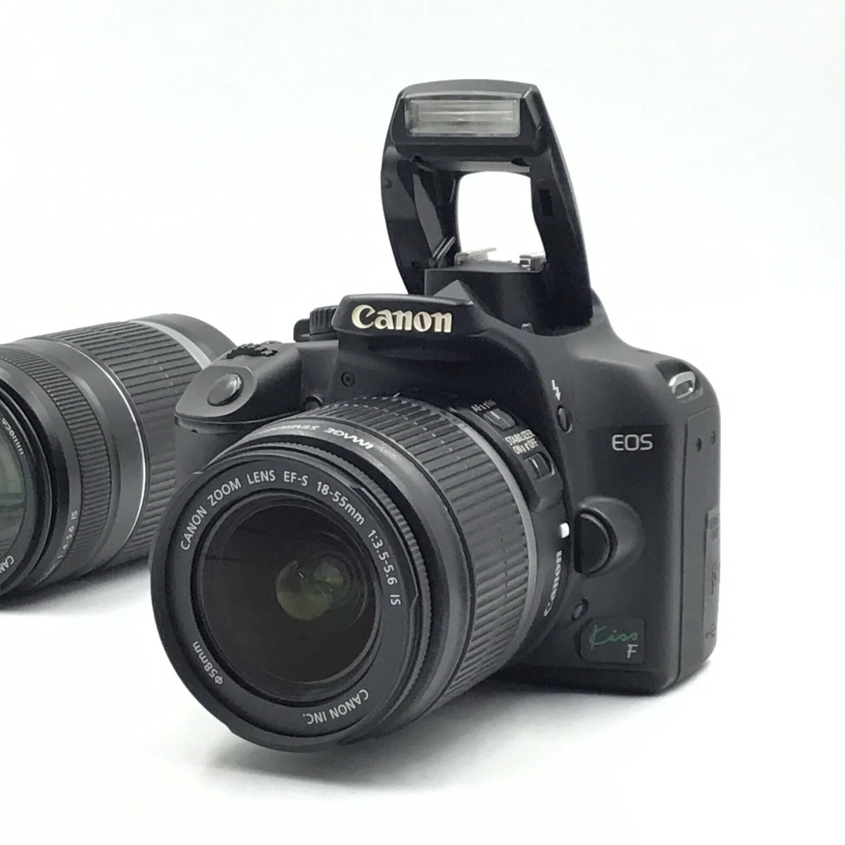 *EXC* Canon EOS Kiss F DSLR & EF-S 18-55mm f/3.5-5.6 IS + 55-250mm f/4-5.6 Lens