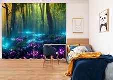 3D Garden Firefly G2099 Photo Blockout Curtain Fabric Window Honey 2023