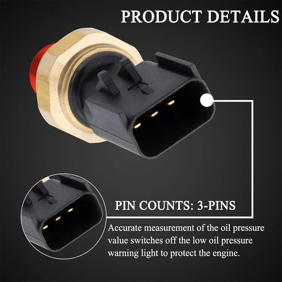 Sensor de presión de aceite del motor para Dodge SXT GT 2013-2016 Dart Jeep 2,0 L 2,4 L Jeep Foto 3 de 4