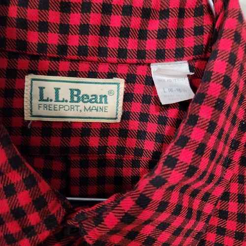 L.L.BEAN 100% POLYESTER MEN'S SHIRT - LARGE TALL - LT - Bild 2 von 3