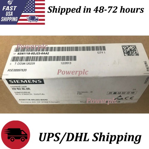New Siemens 6SN1118-0DJ23-0AA2 6SN11180DJ230AA2 SIMODRIVE 611 DIGITAL CONTROL