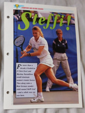 Steffi Graf Champions & Record Holders Sports Heroes Sheet 8x10