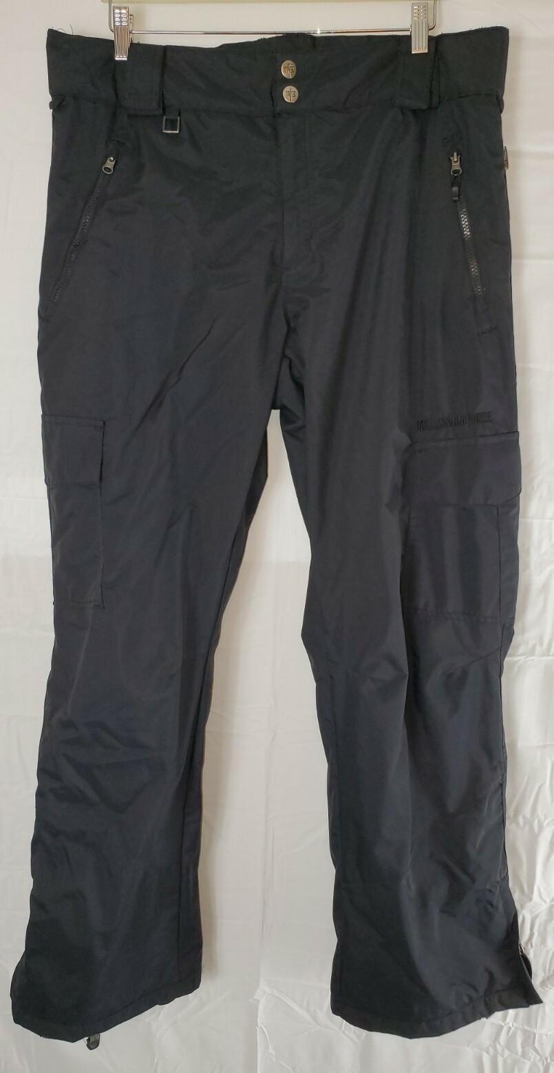 Black Snow Pants Ski Snowboard 